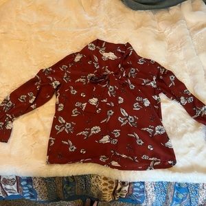 Mudpie boutique blouse, size large